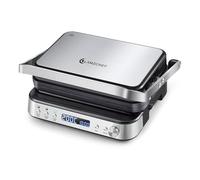 AMZCHEF 4 in 1 Multifunzione Grill Elettrico, Piastra Grill, Waffle Maker e Piastra per Panini con 4 Non-Stick Griglia Elettrica, Display LED, Temperatura e Tempo Regolabili, 2000W