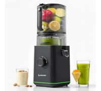 AMZCHEF Estrattore di Succo 155mm XXL Apertura - 2,5L Slow Juicer Estrattore Frutta e Verdura Elettrico con 2 Filtri - Silenzioso e Facile da Pulire per Famiglia