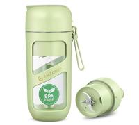AMZCHEF Frullatore Portatile Sottovuoto - Frullatore Portatile USB Ricaricabile per Frullati e Smoothie - Mini Frullatore Elettrico con 10 Lame per Sport, Viaggi, Escursionismo