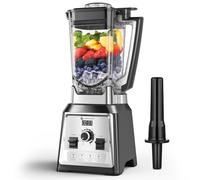 AMZCHEF Frullatore Professionale 2000W, Blender 2L con 8 Velocità e 4 Programmi (Smoothie, Ice Crush, Grind, Juice), 8 Lame in Acciaio Inox, Tritaghiaccio Senza BPA