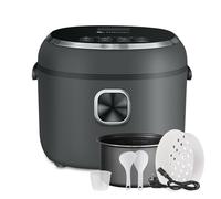 AMZCHEF Mini cuociriso 2L,Multifunzionale per 1-4 persone,4 tazze(non cotte) 400W Rice Cooker,7 funzioni di cottura,preimpostata e mantenimento in caldo,pentola interna antiaderente