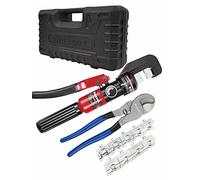 AMZCNC 10 tonnellate 9 muore piegatrice idraulica, strumento di piegatura idraulico 4-70mm², piegatore terminale dell'ansa del cavo della batteria del cavo