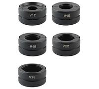 AMZCNC - Ganascia pressatrice, profilo a V, V12 ~ V28, per 12-15-18-22-28mm, inserto per crimpatrice manuale, ganasce intercambiabili per tubo di rame, tubo in acciaio inox, tubo in acciaio al