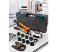 AMZCNC Pinza a pressa professionale con profilo a V e profilo TH, per tubi in rame, tubo in acciaio inox, tubo in acciaio inox e inserti in ganasce V12 V15 V18 V22 V28 e TH16 TH20 TH26 TH32 incl