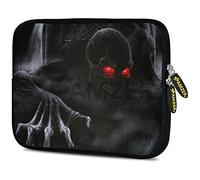 Amzer, Custodia In Morbido Neoprene, Multicolore (Rossored Skull Eyes), 7.75"/19.7 cm