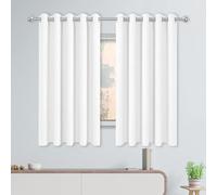 AMZERO Tende per Interni Moderne 360 x 210 cm Isolanti Termiche Termiche Isolanti per Interni Finestre per Salotto Eleganti, Bianco