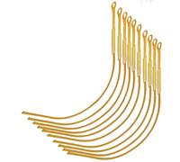 AMZfishing® 10 anelli intrecciati | Loop Connector | Loop intrecciato | Loop-on-Junction | pesca a mosca | mosca | pesca a mosca | trota a mosca (arancione fluo, 30 lbs | 13,6 kg)