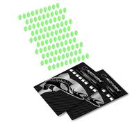 AMZfishing® 100x Perle fluorescenti | Perle Fluo | Perle auto-luminose | Perle fluorescenti | Accessori per la pesca in Norvegia | Accessori per la pesca marittima | Perle per terminali (d: 4x6mm)