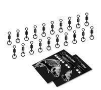 AMZfishing® 10x girelli con Anello Flessibile | Pesca alla Carpe | Accessori per carpfishing | Accessori per la Pesca | Girelle per carpfishing (20 Pezzi, b: #5)