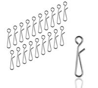 AMZfishing® 20x Moschettone a cambio rapido | Moschettone da pesca | Connettori a cambio rapido | Girello | Girello da pesca | Girello per pesca | Set di girelli per pesca (40, 6)
