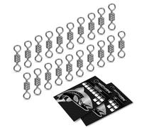 AMZfishing® 20x Power Girelle da Pesca | Girelle da Pesca | Assortimento di Girelle | Set di Girelle | Girelle per Pesca | Girelle da Pesca | Set di Girelle da Pesca | Accessori da Pesca (40, 8)