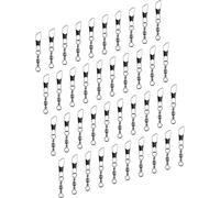 AMZfishing® Girello Classico con Snap | Girella da Pesca | Girella per la Pesca | Girella Set per la Pesca | Girella Dimensione 12 (40, d: #6)