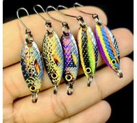 AMZfishing Set spoon per trote, 5 spoon, 3,0 g/3,5 cm, set di esche per trote, trote, spoon per pesca alla trota, spoon (2 gr.,gepr.) (uno stile 1)