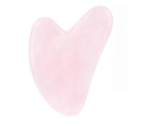 AMZFUK Gua Sha Quarzo Rosa 100% Autentica E Durevole,Massaggiatore Viso In Pietra Naturale Per Pelle,Guasha Viso Pietra Originale,Massaggiatore Per Il Viso,Adatto Per La Curia Della Pelle Di Donne.