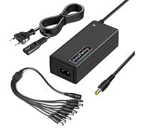 AmzFwing Telecamera di sicurezza CCTV da 12V, DC 12 Volt 5A, adattatore AC per sistema di sorveglianza CCTV DVR Lorex Samsung Q-See Night Owl Swann Annke camere.