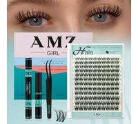 AMZGIRL WildFluff Kit Ciglia, D Curl DIY (Halo)