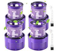 AMZJMT Filtri per Dyson V10, Filtri di ricambio lavabili in confezione da 4, Kit filtri per aspirapolvere compatibili con la serie V10 Cyclone, V10 Absolute, V10 Animal, SV12, DY 969082-01 (V10)