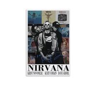 AMZKKADL Poster dei Nirvana Kurt Cobain, poster della band dei Nirvana, 30 x 45 cm