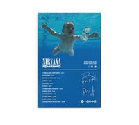AMZKKADL Poster Nirvana, poster Kurt Cobain con band Nirvana, 30 x 45 cm, stile 2