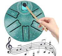 AMZLORD 3 pollici 6 note lingua d'acciaio tamburo tamburo a pioggia strumento strumenti musicali a percussione for la meditazione yoga regalo unico