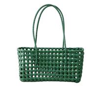 AMZLORD Borsa a tracolla in tessuto cavo con fondo rinforzato per esterni | Apertura ampia per accesso facile: bagaglio con bottiglie, snack o cosmetici