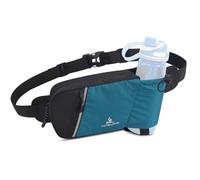 AMZLORD Bottle Water Bottle Sports Fanny Pack Running Running Borse Waterproof Excuking Cint Bum Borse for andare a piedi in viaggio (Retro Green)