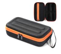 AMZLORD Handhell Dual Mic Traveling Borse Waterproof Hard Mic Case Shock Aound Mic Carro di stoccaggio Mic Cratch Anti-Scratch for Wireless Two Microfone System AA Battery