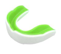 AMZLORD Paradenti Sport da Combattimento Paradenti Adulti Junior Paradenti Sportivi Paradenti for Calcio Wrestling Hockey Lacrosse Boxe for Sport da Combattimento di Contatto (Bianco Verde)