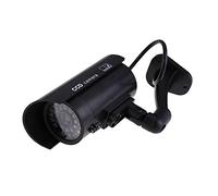 AMZLORD Telecamera di sicurezza di sorveglianza falsa Nessun cablaggio Simulazione di sorveglianza CCTV Telecamera fittizia Prevenzione delle rapine for esterni Interni