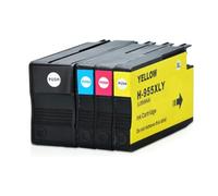 AMZMDGJK Cartuccia di inchiostro compatibile 955xl per 955xl Works with OfficeJet Pro 7720 7730 7740 8210 8218 8710 8715 8718 8720 8730 8740 Stampanti(1Set 4Color)