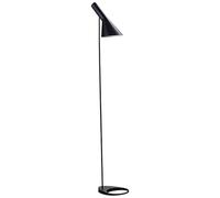 AMZOAKUD Lampada da Terra Lampade da Terra in Metallo del Nord Europa per Camera da Letto Lampade da Lettura Stand Up per la Decorazione di Interni Lampada da Terra Minimalista (Colore : Noir)