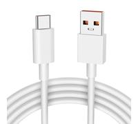 Amzpas 120W 6A Cavo USB Type-C 1M, Cavo USB C Ricarica Rapida per Xiaomi Redmi Note 14 13 12 11 11S 10S 11T 8 9 Pro; Xiaomi 14 13 10T 11T 12T 11 12 Lite, POCO X6/X5/C65/X4/F3/M5/M5/Mi Pad 5 (1M)