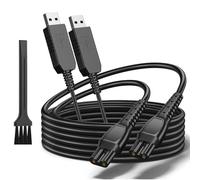 Amzpas Caricabatterie da 15 V per Philips Norelco HQ8505 3000 5000 6000 7000 9000 Series, Multigroom MG5750 MG7750 MG7770 MG7790 QP6531 QP6510 QP6520 (Non adatto per rasoio elettrico per 5 V/8 V