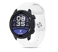 Amzpas Cinturino in silicone per Coros PACE 2, APEX 42 mm/APEX 2, 20 mm a sgancio rapido, cinturino sportivo per uomini e donne, Giardino Bianco/Opulento, Bracciale sportivo