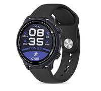 Amzpas Cinturino sportivo di ricambio in silicone per Coros Pace 2 / APEX 42 / APEX 2 20 mm per uomo e donna, Nero, 20mm (width), 170mm-220mm (wrist circumference), Bracciale sportivo