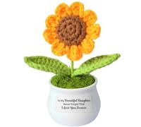AMZQ Regali per figlia, girasole, regalo per figlia, compleanno, Natale, laurea, mai dimenticare che ti amo per sempre