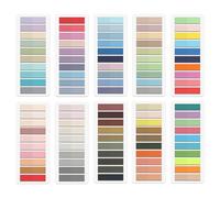 AMZSKU 2000 foglietti adesivi, autoadesivi, impermeabili, scrivibili, riposizionabili, per scuola, casa, ufficio, BLT2000