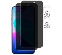 AmzSuker Confezione da 2 pellicole protettive opache per iPhone 17 Pro Max da 6,9" + 2 pellicole protettive per obiettivo della fotocamera, [HD] antiriflesso e anti-spia, in vetro temperato