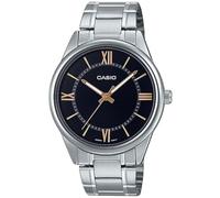 CASIO MTP-V005D-1B5UDF OROLOGIO UOMO ACCIAIO NERO 40mm NUMERI ROMANI SOTTOCOSTO