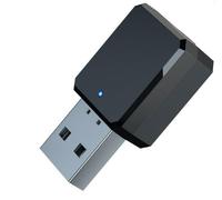 Amztour Adattatore Bluetooth USB 5.1 con Uscita AUX/USB Plug and Play Portatile Ricevitore Bluetooth Cable de Audio de 3,5 mm per Auto, Altoparlanti, TV, Impianto Stereo