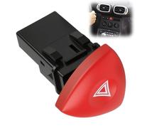 Amztour Pulsante Warning Traffico 2 Interruttore Luci di emergenza 4 Pin per 8200442724 Interruttore Luci di emergenza di Ricambio per RENAULT Spazio Laguna Mk2/Mk4 Vivaro Tasto Lampeggiante Renault