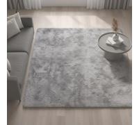 AMZYU Tappeto Moderno Morbido e Antiscivolo 100x120cm Grigio Chiaro | Tappeto Camera Da Letto Morbidissimo Antiscivolo Varie Misure E Colori Multiuso Per Soggiorno, Sala, Scendiletto