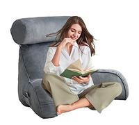 AMZZHAO Cuscino da lettura,Cuscino per schienale e vita,Cuscino a cuneo,Cuscino per Letto,con cuscino cervicale,per ufficio,divano,bovindo,Leggere,Rilassarsi,Guardare La TV