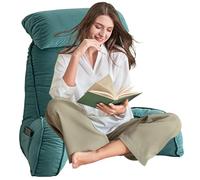 AMZZHAO Cuscino da Lettura,Cuscino Schienale con Braccioli,con Cuscino cervicale,Perfetto per l'uso Come Schienale Durante la Lettura,per Guardare la TV sul Pavimento del Letto o sul Divano