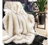 AMZZHAO Lussuosa Coperta in pelliccia sintetica fuzzy,Coperta pelliccia sintetica morbida,Plaid Divano,Copriletti,super calda morbida,per letto,divano e sedia,150x200cm/59.06×78.74 pollici
