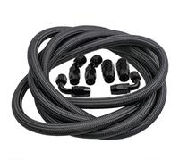 AN-10-12FT Intrecciato Olio Carburante Tubo Linea Kit Fuel Hose End Fitting