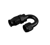 AN -10 AN10 JIC 180' gradi PTFE raccordo olio combustibile estremità tubo nero