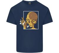 An Alien Fumare Erba T-Shirt Ragazzi Ragazze