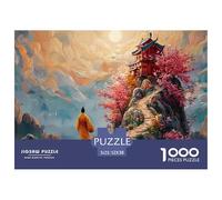 An Ancient Building on The Cliff 1000 Pezzi Carta Ecologica Puzzle Chinese Cloud Temple Antistress Gioco Per Famiglie Puzzle Decorazioni Per La Casa 52x38cm/1000pcs