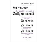 An Answer to the Question What is Enlightenment?
